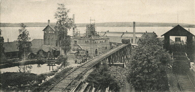 Bofors järnverk foto 1900 Järnvägsmuseet