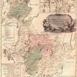 1781 Charta öfwer Elfsborgs eller Wenerborgs Höfdingedöme – historisk karta