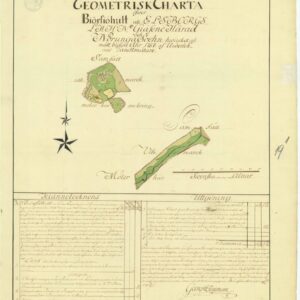 1758 Nårunga Björsjöhult – historisk karta
