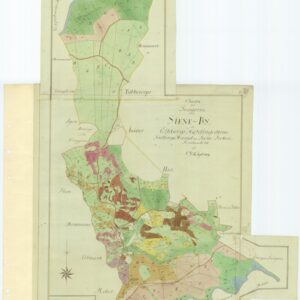 1817 Siene By storskifte – historisk karta