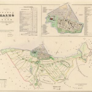 1853 Malmö Stad – historisk karta