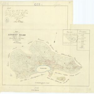 1853 Ljur Iglabo laga skifte Variant 2 – historisk karta