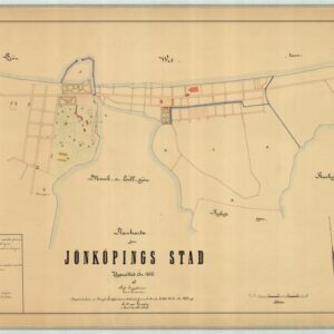 1850 Jönköpings stad – historisk karta