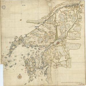 1691 Göteborg – historisk karta