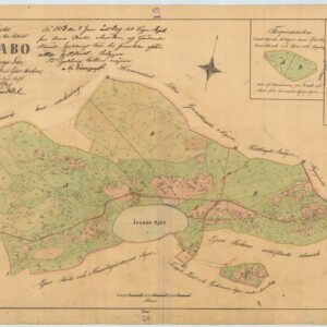 1853 Ljur Iglabo Laga skifte – historisk karta