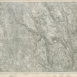 Generalstabskartan – blad 107 Åsen – historisk karta