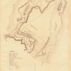1842 Fristad - Hed Elfsborgs Regementes Mötesplats – historisk karta