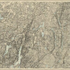 1891 Generalstabskartan 34 Ulricehamn – historisk karta