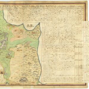 1705 Ollestad delning – historisk karta