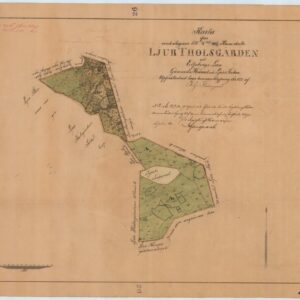 1873 Ljur Tholsgården Hemmansklyvning 15-ljr-26 – historisk karta