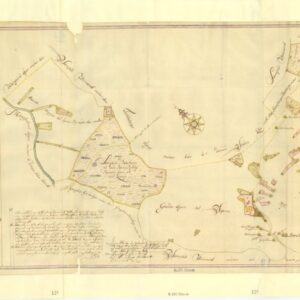 1731 Siene Skattegården – historisk karta