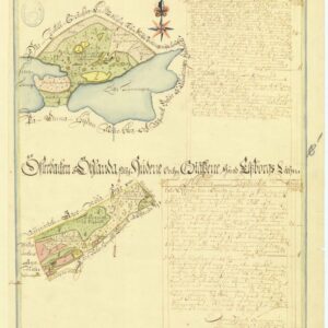 Tränningen 1722 – historisk karta