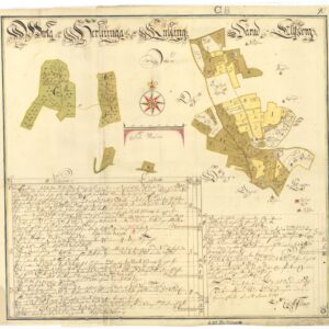 1720 Herrljunga geometrisk avmätning – historisk karta