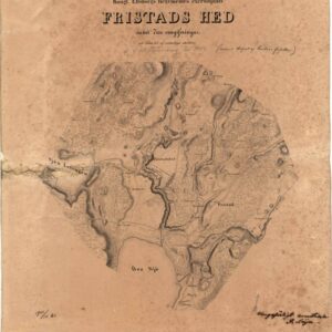 1849 Karta öfver Kongl Elfsborgs exersisplats Fristads Hed samt dess omgifningar – historisk karta