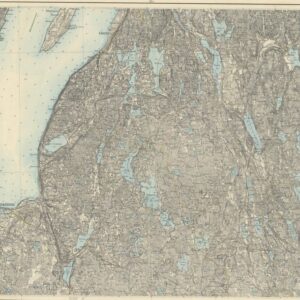1887 Generalstrabskartan 35 Jönköping – historisk karta