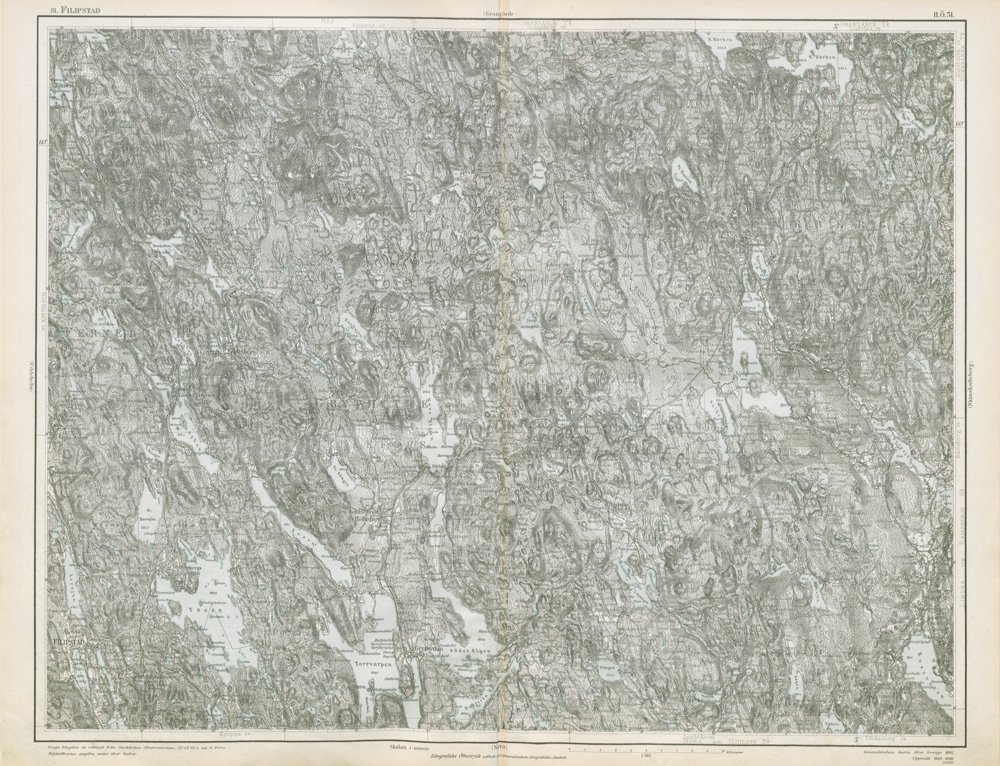 Generalstabskartan – blad 081 Filipstad – historisk karta