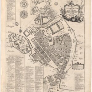 1771 Stockholm – Brolins karta – historisk karta