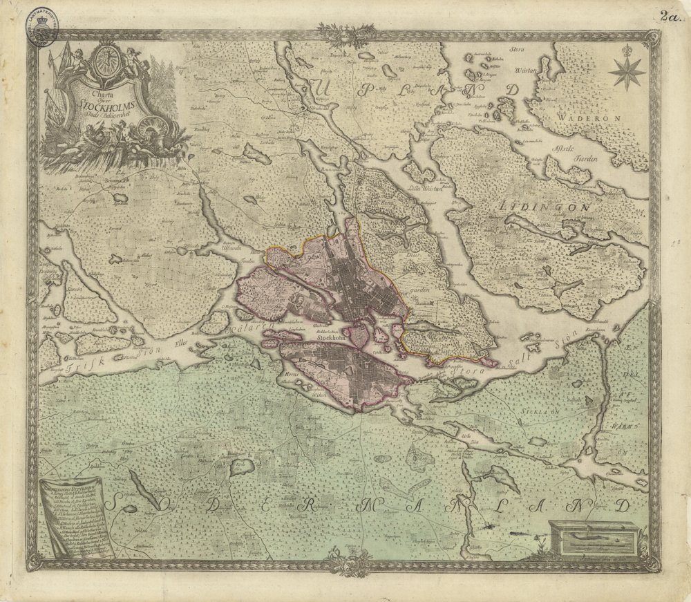 1747 Stockholm – historisk karta