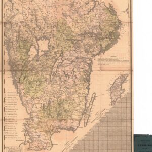 1851 Landsvägarna i Sverige – historisk karta