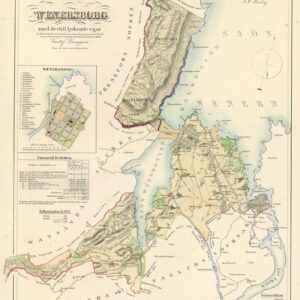 1856 Vänersborgs Stad – historisk karta