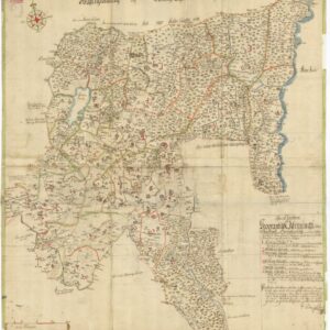 1655 Skaraborgs län – historisk karta