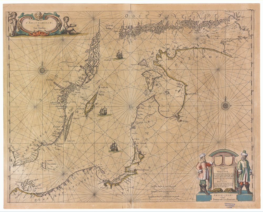 1656 Östersjön – historisk karta