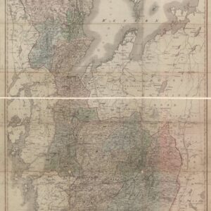 1808 Karta öfver Elfborgs Höfdingedöme E – historisk karta