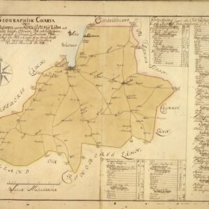 1731 Landsvägarna genom Jönköpings län – historisk karta