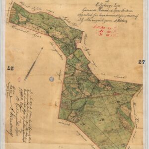 1875 Ljur Frälsegården Hemmansklyvning 15-ljr-27 – historisk karta
