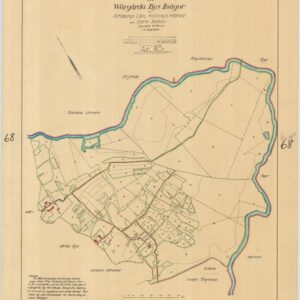 1807 Vårgårda bys inägorsa A Västergården B Nolgården C Sörgården D Mellomgården A B C Sven Kullman – historisk karta