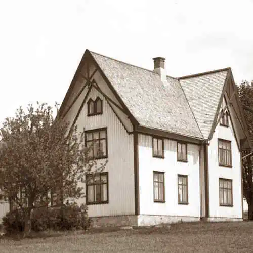 Foto av torpet Haga från 1913