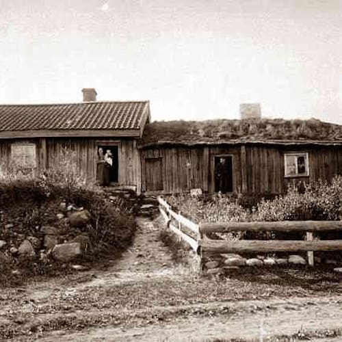 Foto av torpet Ryet där Ryss-Anna bodde