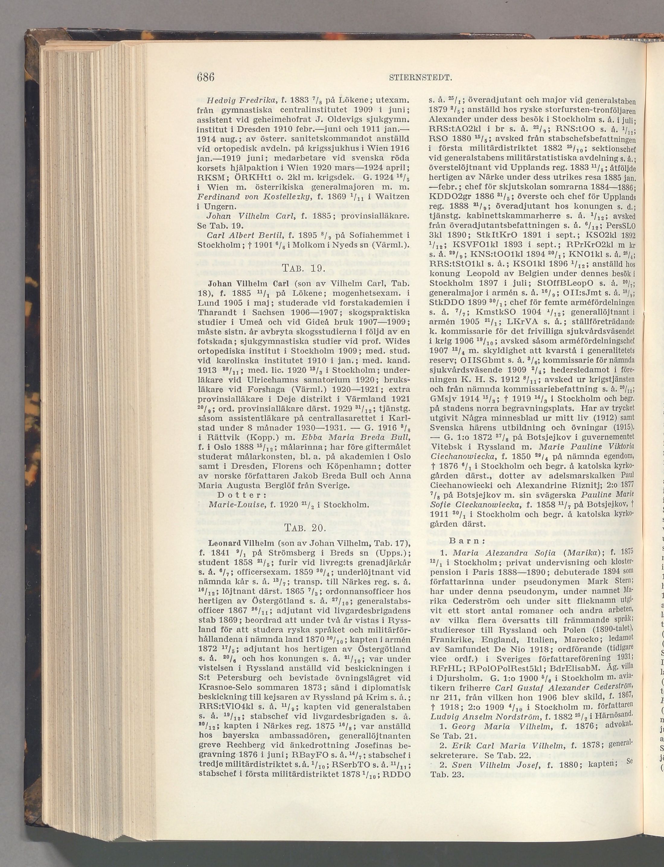 Stiernstedt: originalets tryckta släkttavla, band 7, sida 686