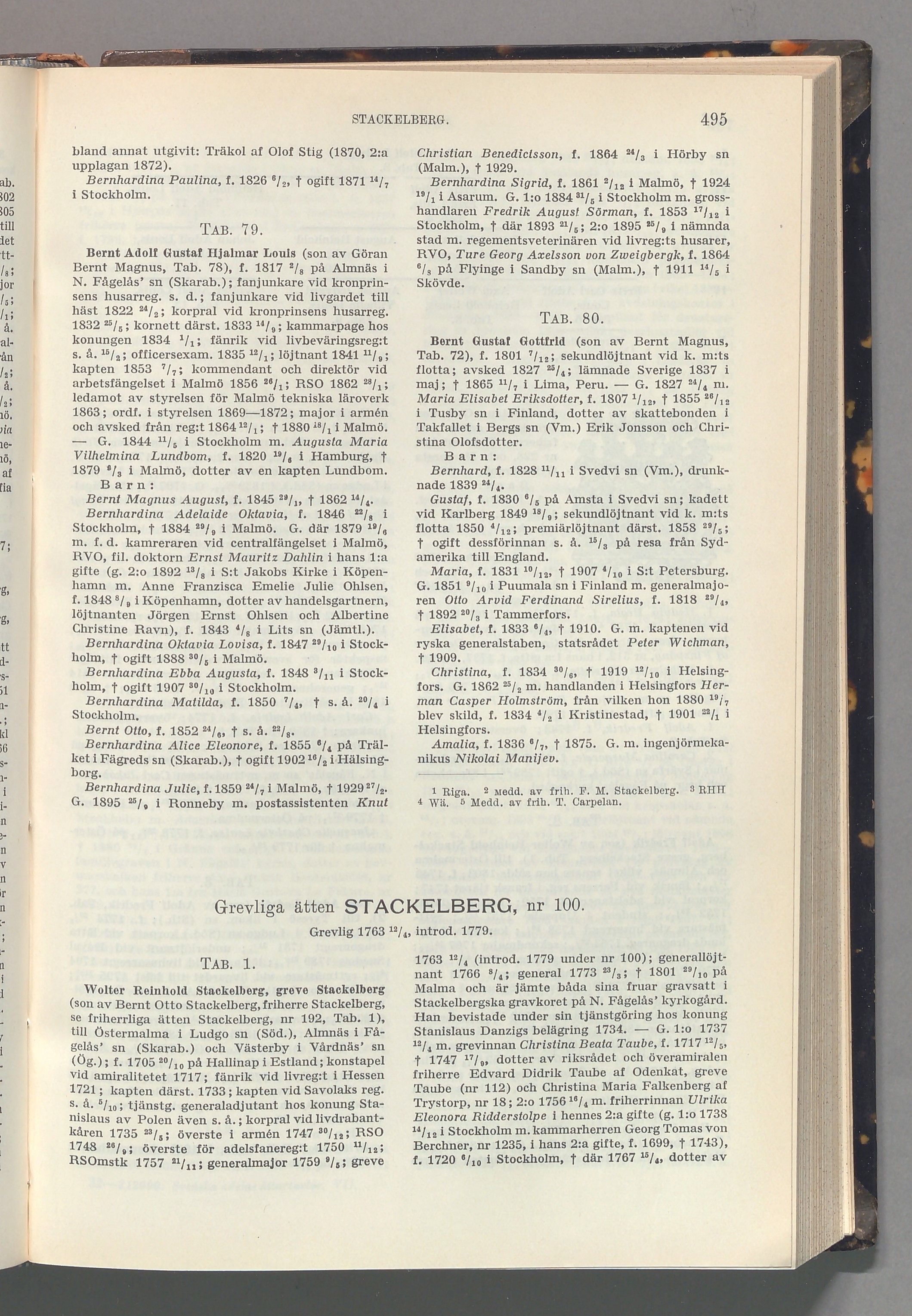 Stackelberg: originalets tryckta släkttavla, band 7, sida 495