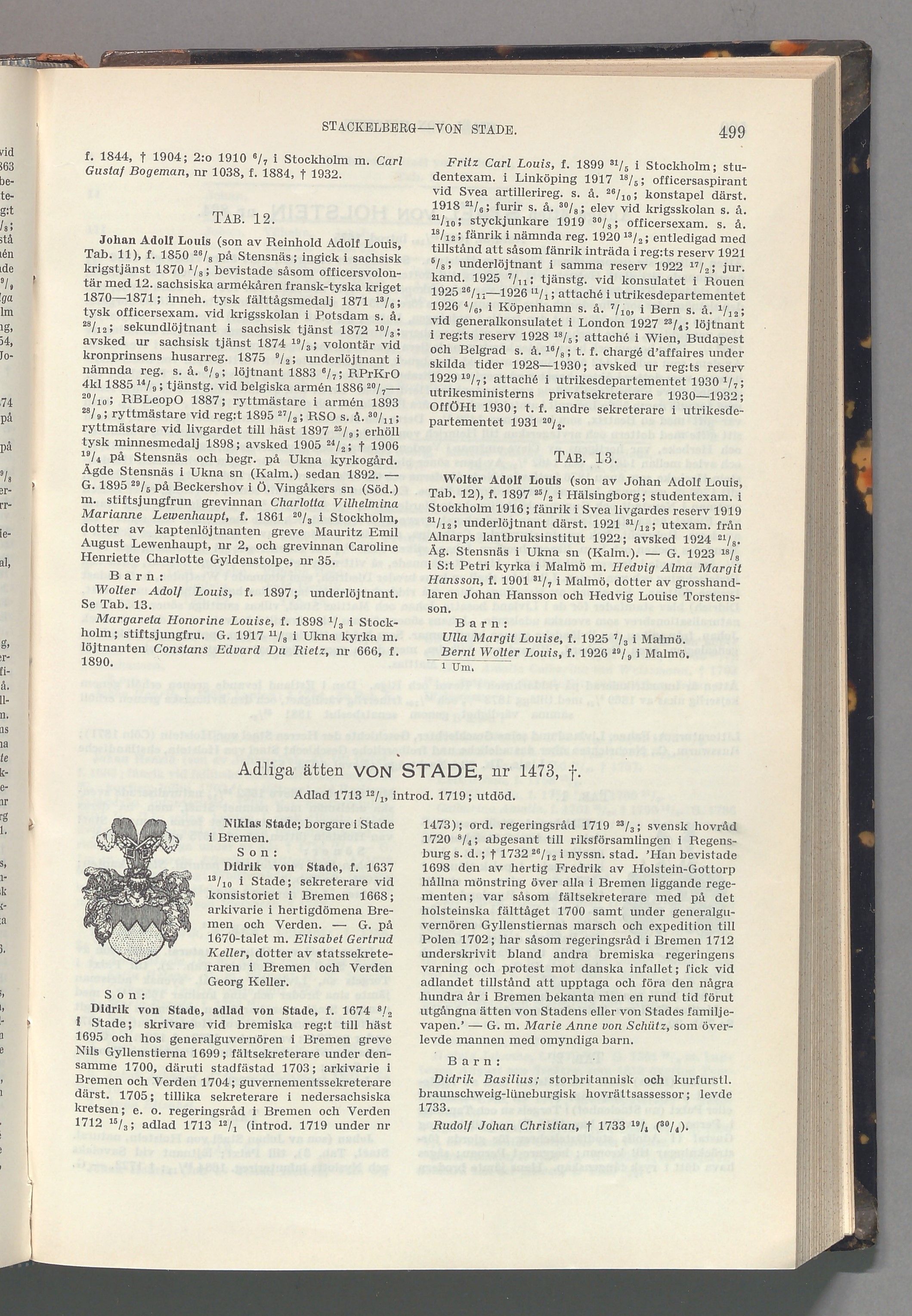 Stackelberg: originalets tryckta släkttavla, band 7, sida 499