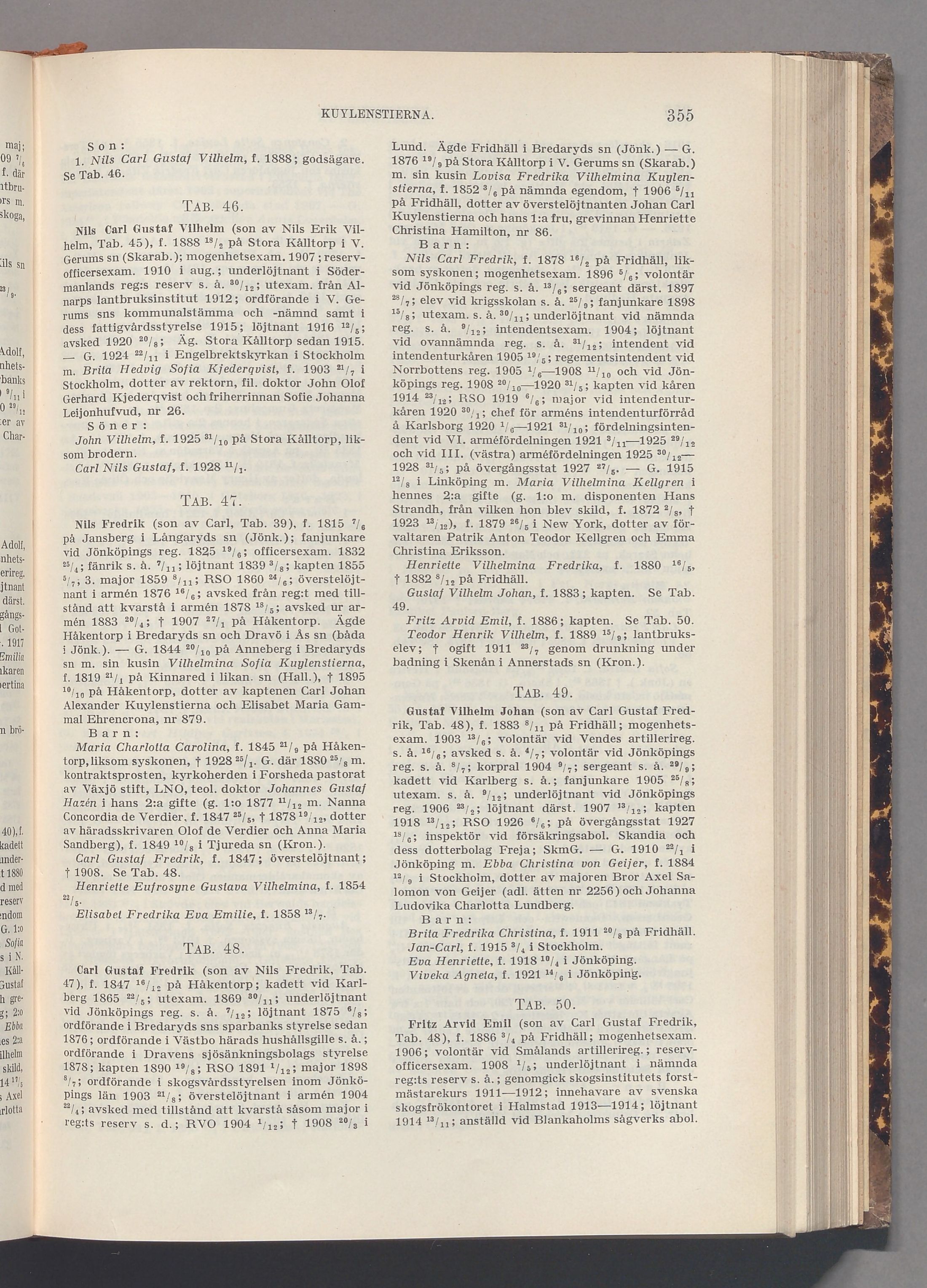 Kuylenstierna: originalets tryckta släkttavla, band 4, sida 355