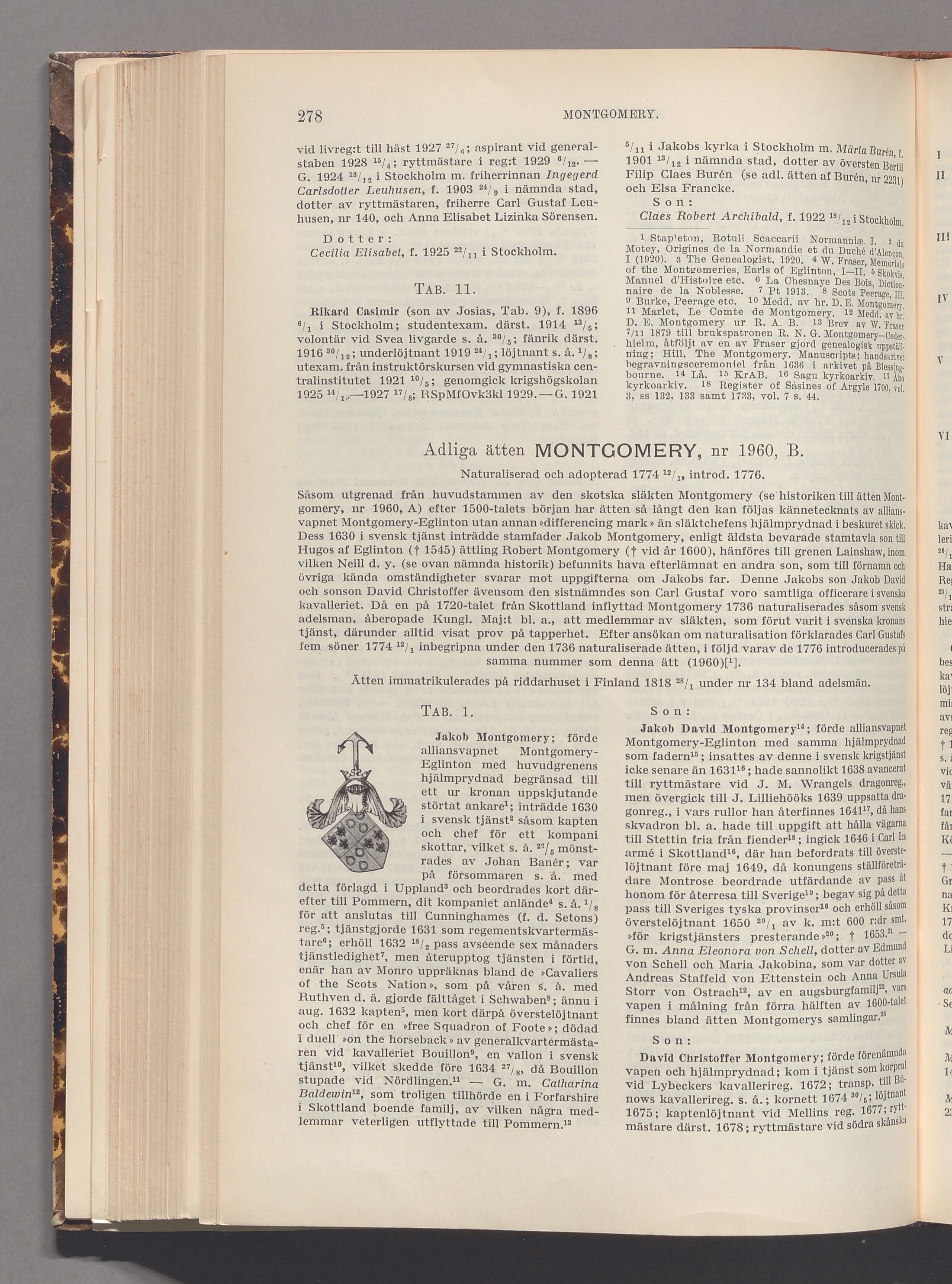 Montgomery: originalets tryckta släkttavla, band 5, sida 278